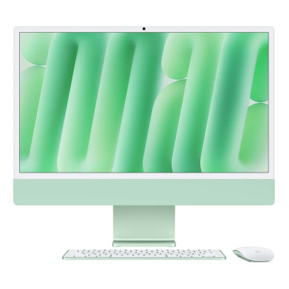 Apple iMac 24" (M4 8C CPU, 8C GPU, 2024) Retina 4,5K, 16Gb, 256Gb SSD (MWUE3) Green, зеленый