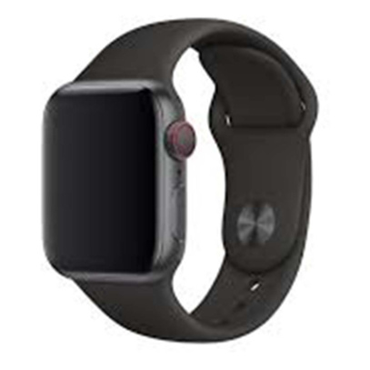 Ремешок Gurdini Sport Band (силиконовый) Apple Watch 42mm/44mm (S/M-M/L) Black
