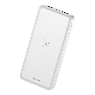 Внешний аккумулятор с беспроводной зарядкой Baseus M36 10000mAh (PPALL-M3602) Белый