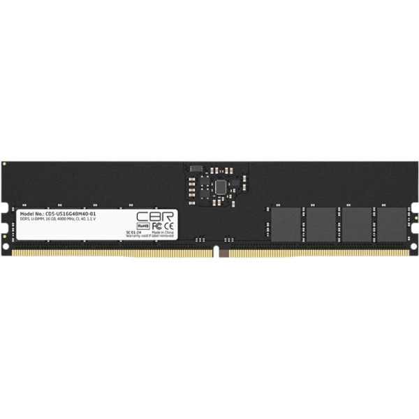 Оперативная память CBR (CD5 US16G48M40) DDR5 16GB 4800MHz CL40 UDIMM 1x16GB