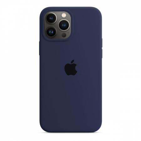 Чехол Silicone Case MagSafe для Apple iPhone 13 Pro Max Темно-синий