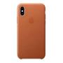 Чехол для Apple iPhone XR Leather Case Saddle Brown, коричневый
