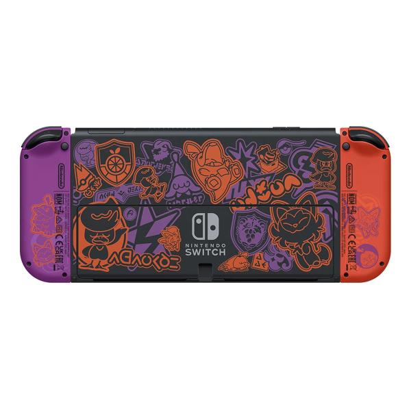 Игровая консоль Nintendo Switch OLED 64Gb Pokemon Skarlet and Violet Edition, красный/фиолетовый