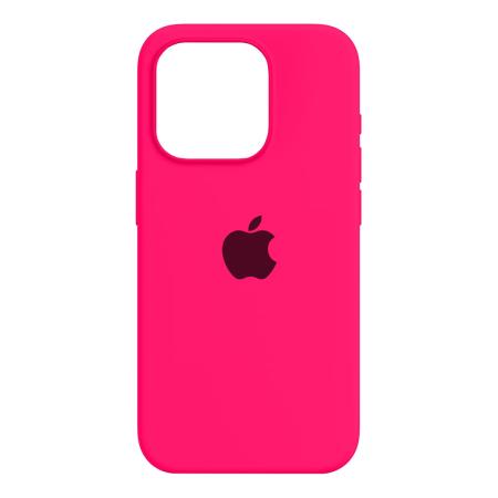 Чехол Silicone Case для Apple iPhone 15 Pro Ярко-розовый