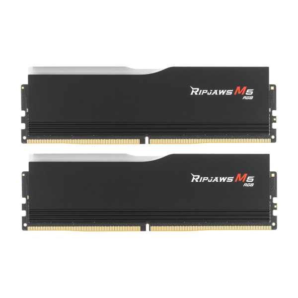 Оперативная память G.SKILL Ripjaws M5 RGB (F5 6400J3239F48GX2 RM5RK) DDR5 96GB 6400MHz CL32 UDIMM 2x48GB RGB Black