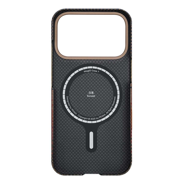 Чехол для iPhone 17 Pro Max Pitaka Ultra-Slim Case (KI1702SPM) Sunset, коричневый