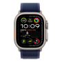 Apple Watch Ultra 2 (2024), 49 мм корпус из титана цвета «Natural», ремешок Trail Loop размера M/L цвета «Blue»