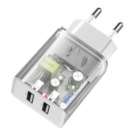 Зарядное устройство Baseus Speed Mini Dual USB Charger 10,5Вт TC-012 (CCFS-R02) Белый