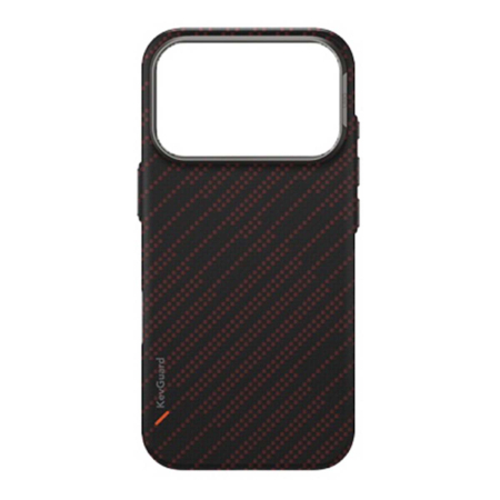 Чехол для iPhone 17 Pro Max с MagSafe UNIQ KEVA EDGE Full Kevlar (IP6.9P(2025)-KEVAEDMRORG) Rust Orange, оранжевый