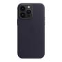Чехол Leather Case MagSafe для Apple iPhone 14 Pro Max «Ink» Синий