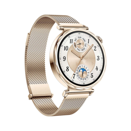 Часы HUAWEI Watch GT 5 Gold, 41 мм, цвет корпуса золотистый, цвет ремешка золотистый