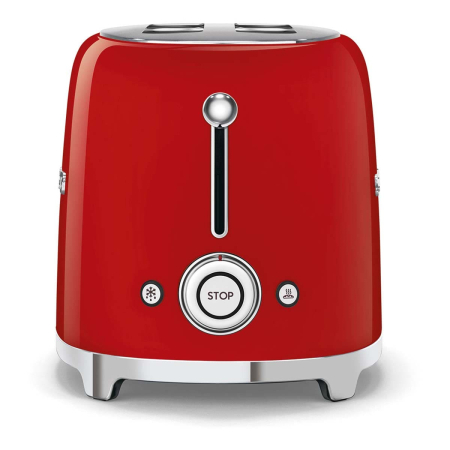 Тостер на 2 ломтика SMEG 50s style (TSF01RDEU) Красный