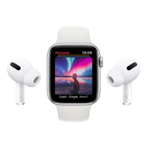 Apple Watch Nike SE (2020), 40 мм корпус из алюминия цвета «серый космос», спортивный ремешок Nike цвета «антрацитовый/чёрный»