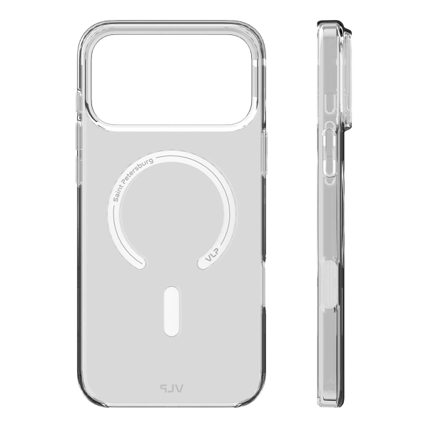 Чехол для iPhone 17 Pro Max с MagSafe защитный VLP Puro Case Прозрачный