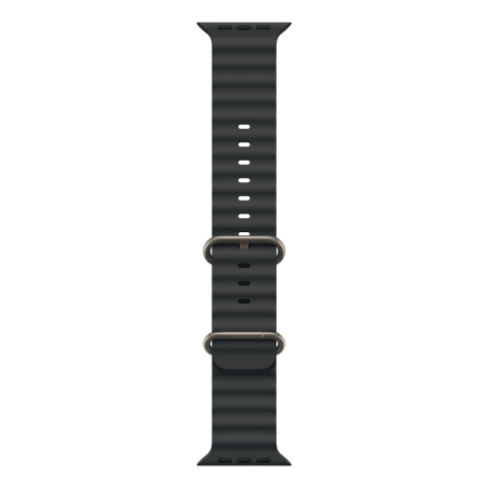 Apple Watch Ultra 2 (2024), 49 мм корпус из титана цвета «Natural», ремешок Ocean Band цвета «Black»
