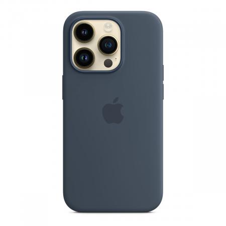 Чехол Silicone Case MagSafe для Apple iPhone 14 Pro Синий