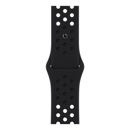 Apple Watch Nike SE (2022), 40 мм корпус из алюминия цвета «Starlight», ремешок Nike Sport Band размера M/L цвета «Black/Black»