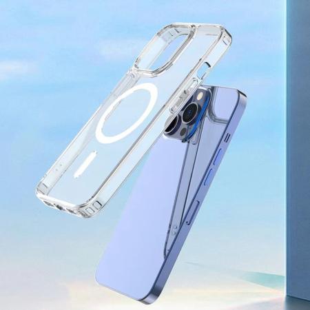 Чехол для iPhone 15 Pro Max с Magsafe Mutural Jingtou Series Прозрачный