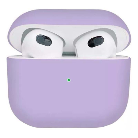 Чехол для Apple AirPods 3 Silicone Case Protection Сиреневый