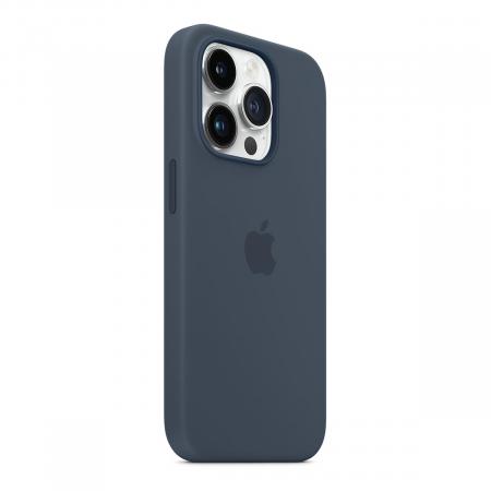 Чехол Silicone Case MagSafe для Apple iPhone 14 Pro Синий