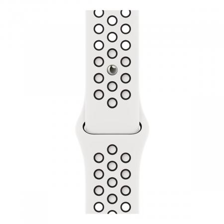 Apple Watch Nike Series 8, 41 мм корпус из алюминия цвета «Midnight», ремешок Nike Sport Band размера S/M цвета «Summit White/Black»