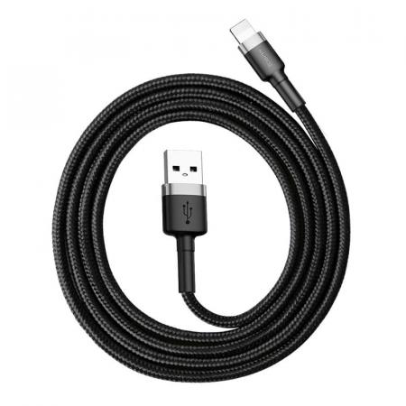 USB кабель Baseus Kevlar Cable разъем Lightning (CALKLF-BG1) Черный