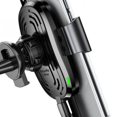 Автомобильный держатель с функцией беспроводной зарядки Baseus Wireless Charger (WXYL-01) Черный