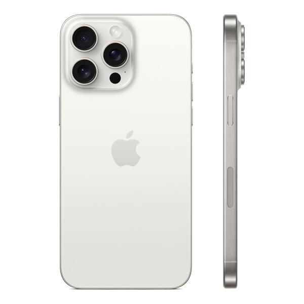 Apple iPhone 15 Pro Max 256Gb eSIM White Titanium, белый титан