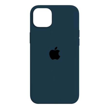 Чехол Silicone Case для Apple iPhone 14 Plus Синий омут