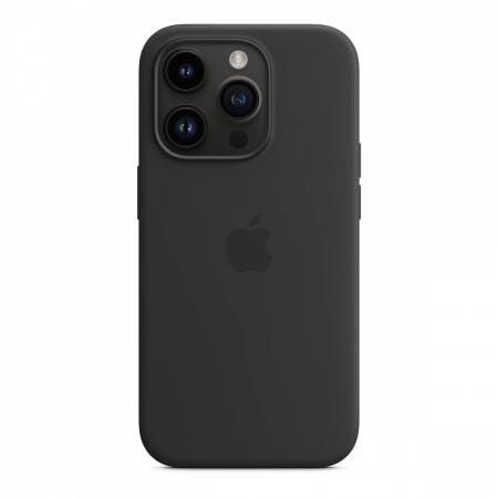 Чехол Silicone Case MagSafe для Apple iPhone 14 Pro Черный