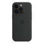 Чехол Silicone Case MagSafe для Apple iPhone 14 Pro Черный