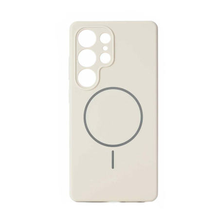 Чехол для Samsung S25 Ultra с MagSafe Beats Caseч Белый