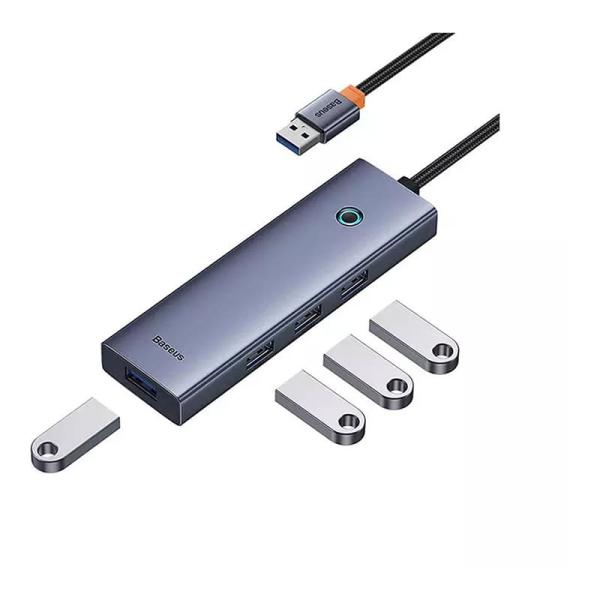 Хаб Baseus UltraJoy Series 4-Port Hub (B0005280A813-02) Серый