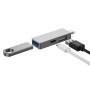 Хаб WiWU USB3.0*1+USB2.0*1+USB-C (T02 Pro) Серый