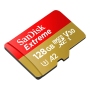 Карта памяти Micro SecureDigital 128Gb SanDisk Extreme microSDHC class 10 UHS-1 U3 V30 A2 (SDSQXAA-128G-GN6MN)
