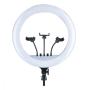 Кольцевая лампа 45 см с пультом д/у, тремя держателями телефона (RL-18)