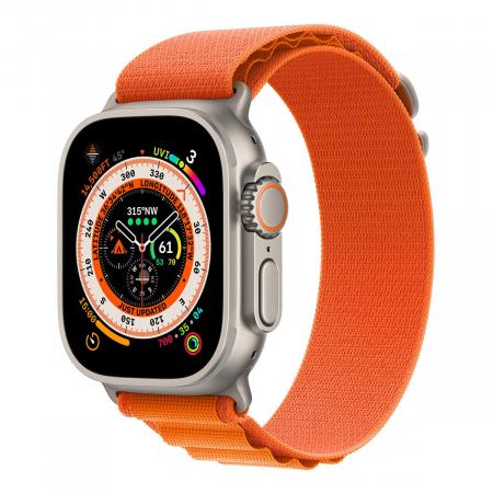 Ремешок WiWU Alpine Loop для Apple Watch Ultra 42/44/45/49 мм Оранжевый