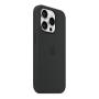 Чехол Silicone Case для Apple iPhone 15 Pro с MagSafe (original) Black, черный