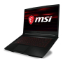 Ноутбук MSI GF63 Thin (12UC-1094XRU) Intel Core i5 12450H/8Gb/512Gb SSD/NVIDIA RTX3050 4Gb/15.6" FullHD/DOS Black, чёрный