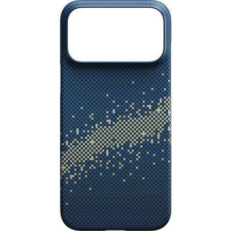Чехол для iPhone 17 Pro Max Pitaka Starpeak Ultra-Slim Case (Milky way galaxy) (Kl1701MPM) Cиний