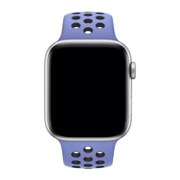 Ремешок Nike+ "Silicone Sport Band" Apple Watch 38/40 мм Черно-синий