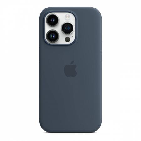 Чехол Silicone Case MagSafe для Apple iPhone 14 Pro Синий