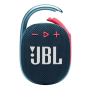 Портативная колонка JBL Clip 4 Blue/Pink, синий/розовый