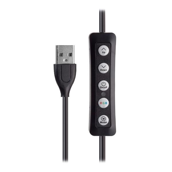 Кольцевая лампа RGB LED Soft Ring light без штатива (MJ33)