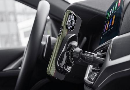 Чехол для iPhone 14 Pro Pitaka Fusion Weaving MagEZ Case 3 кевлар (арамид) (FO1401P) Overture